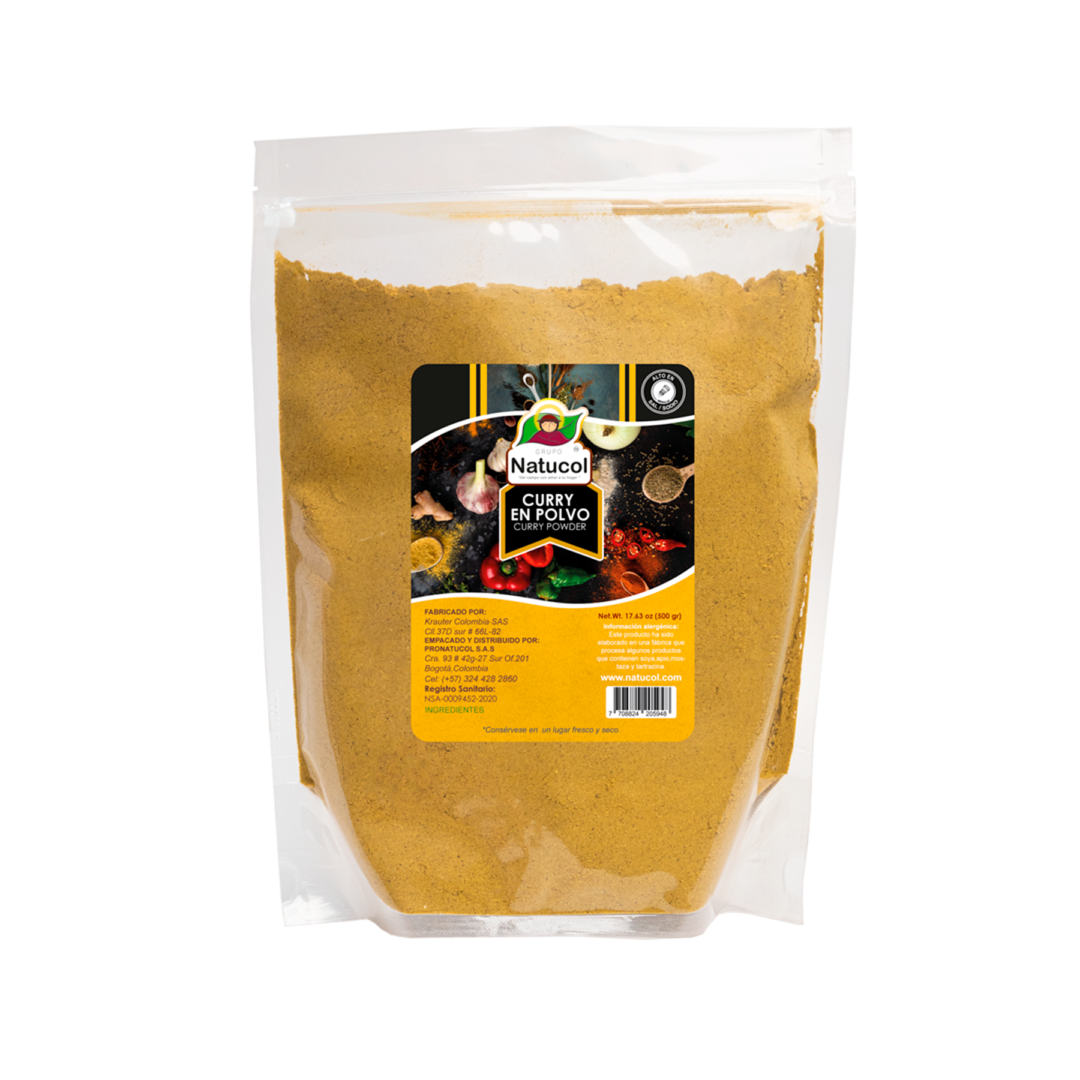 Curry en Polvo 500gr Producto de Calidad